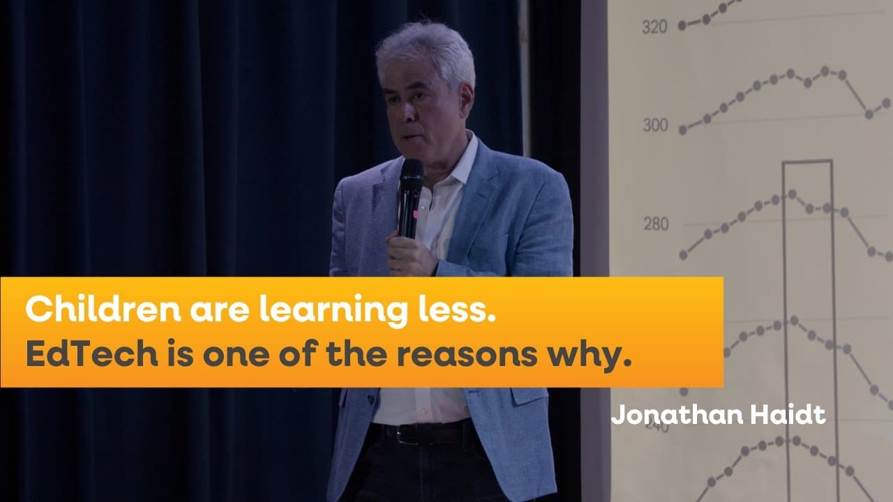Children are finding it harder to think and read | Jonathan Haidt