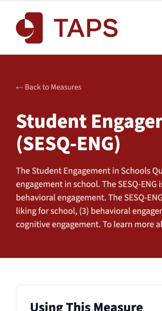 Toolkit for assessing phones in schools (TAPS)